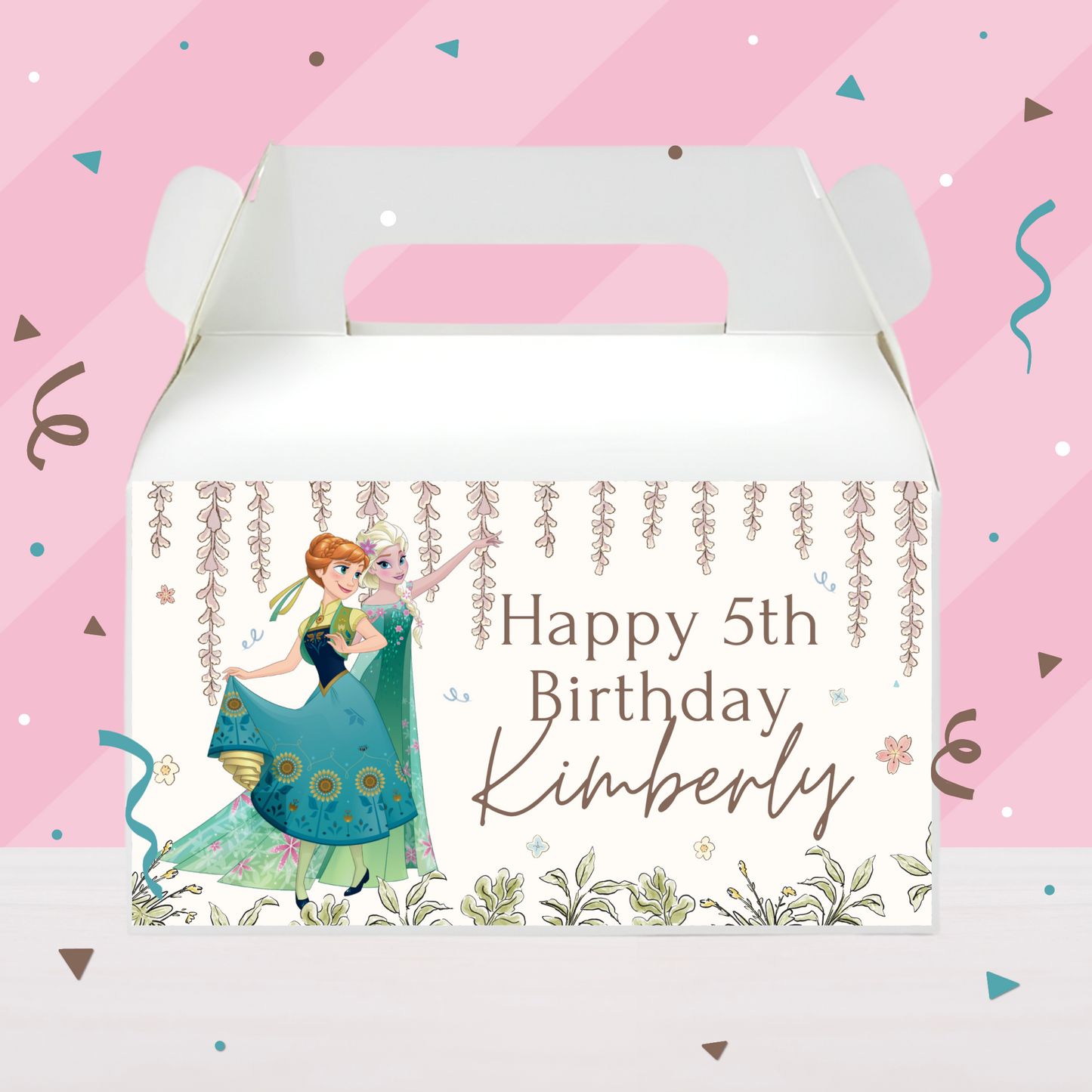 Frozen Birthday Party Gable Box