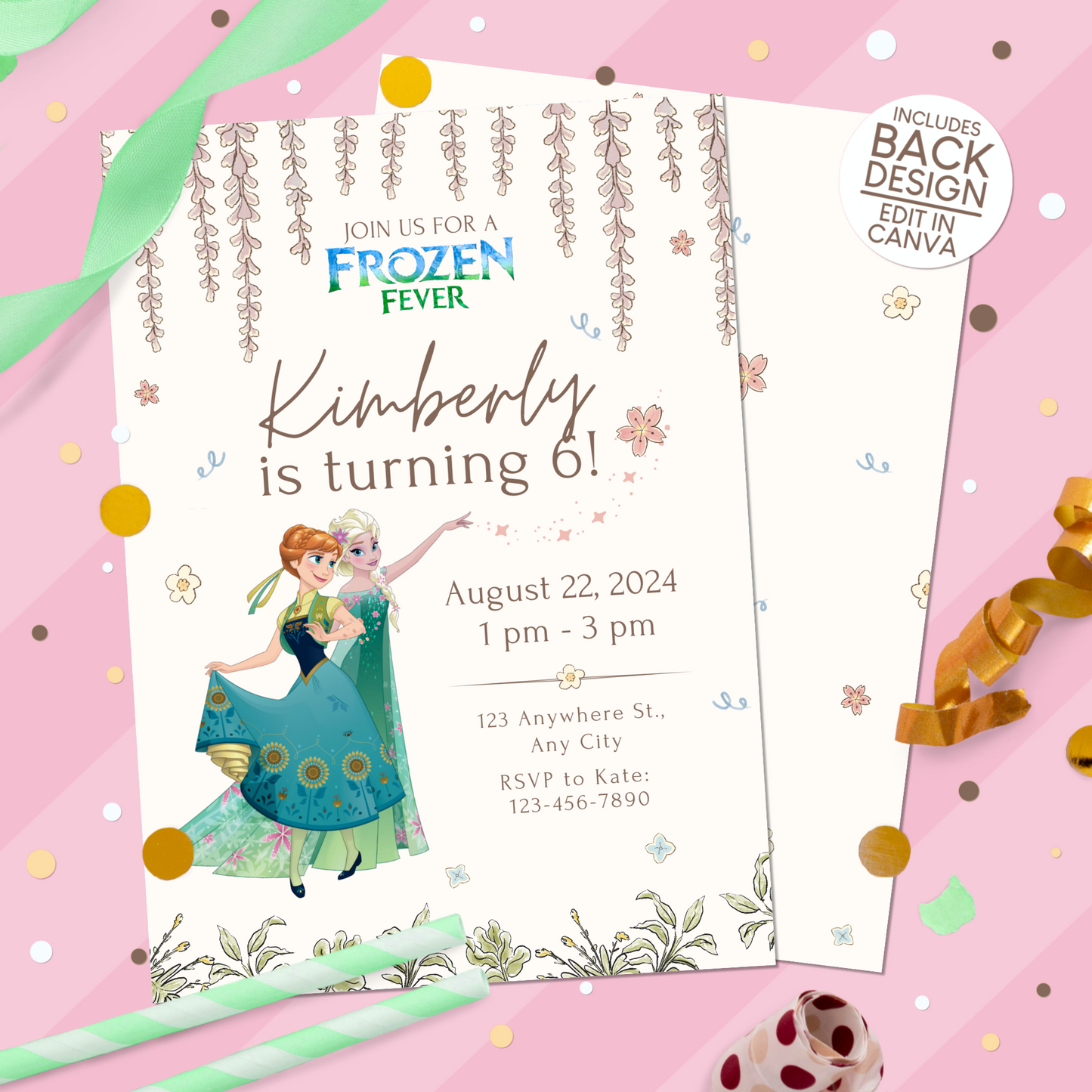Frozen Birthday Party Invitation