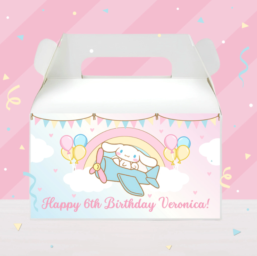 Cinnamoroll Birthday Party Gable Box