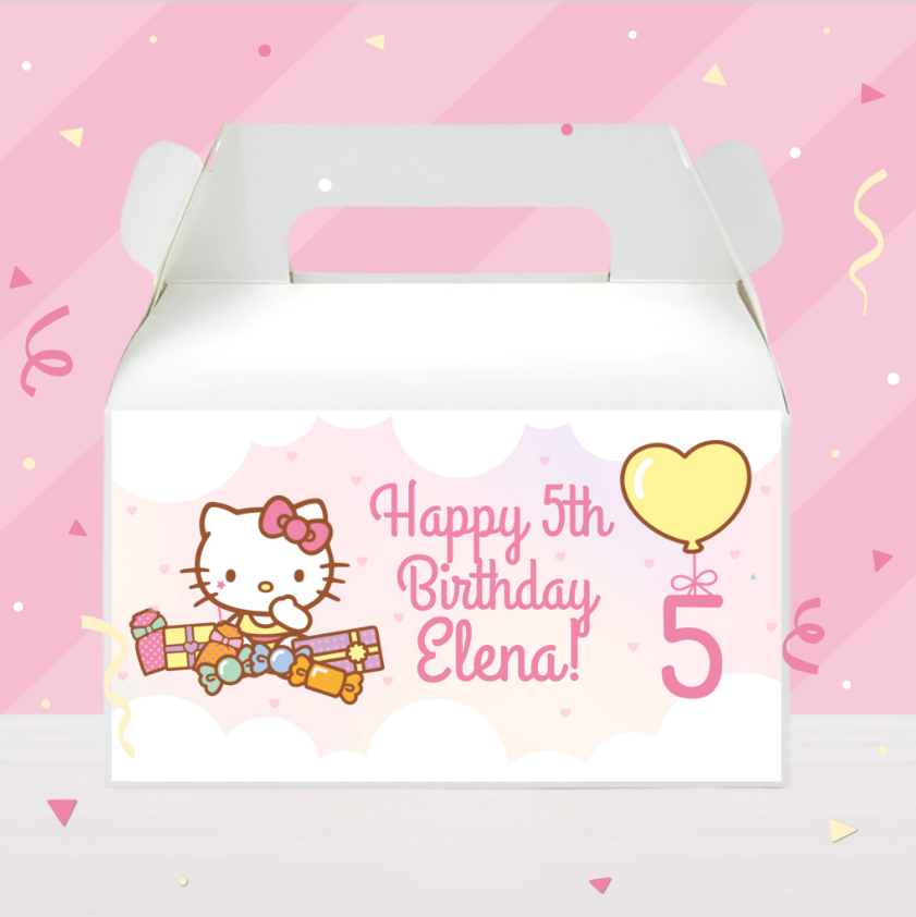 Hello Kitty Birthday Party Gable Box