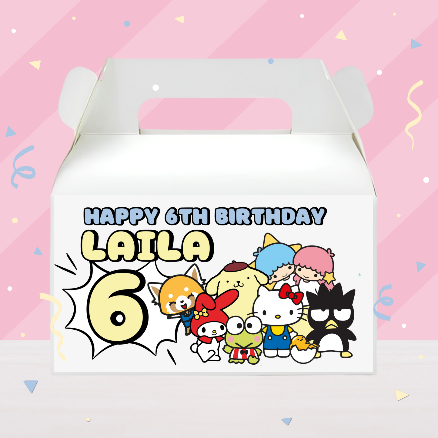 Sanrio Birthday Party Gable Box