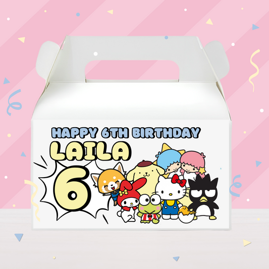 Sanrio Birthday Party Gable Box