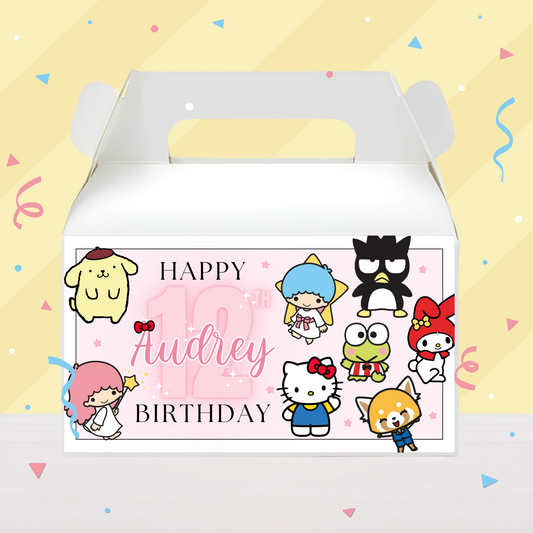 Sanrio Birthday Party Gable Box