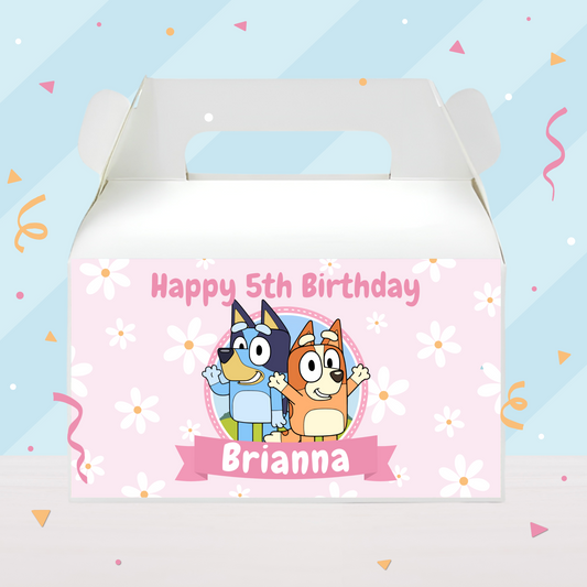 Bluey Birthday Party Gable Box