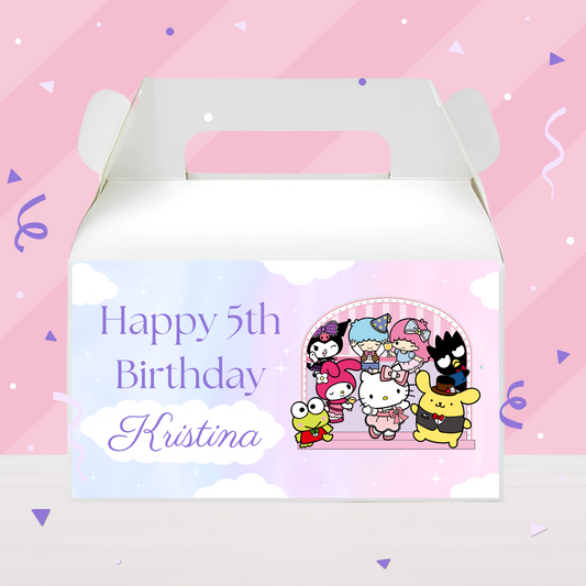 Sanrio Birthday Party Gable Box
