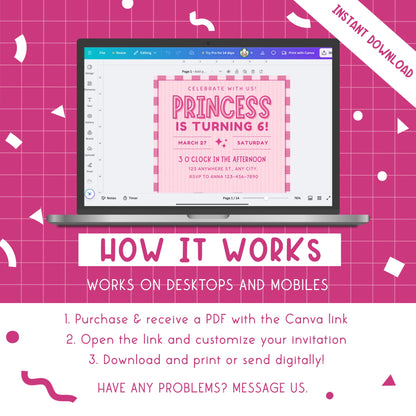 Hello Kitty Birthday Party Invites