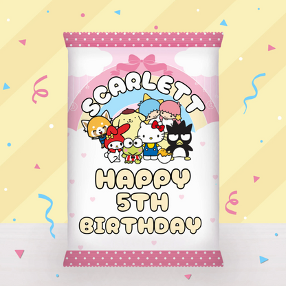 Sanrio Birthday Party Favor Chip Bag