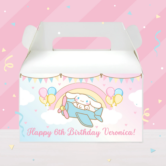 Cinnamoroll Birthday Party Gable Box