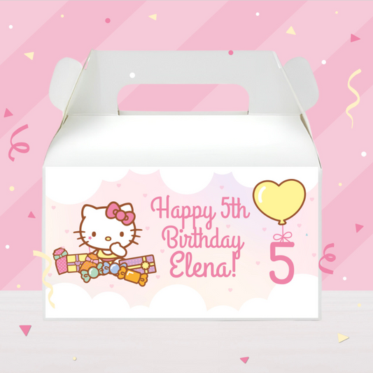 Hello Kitty Birthday Party Gable Box