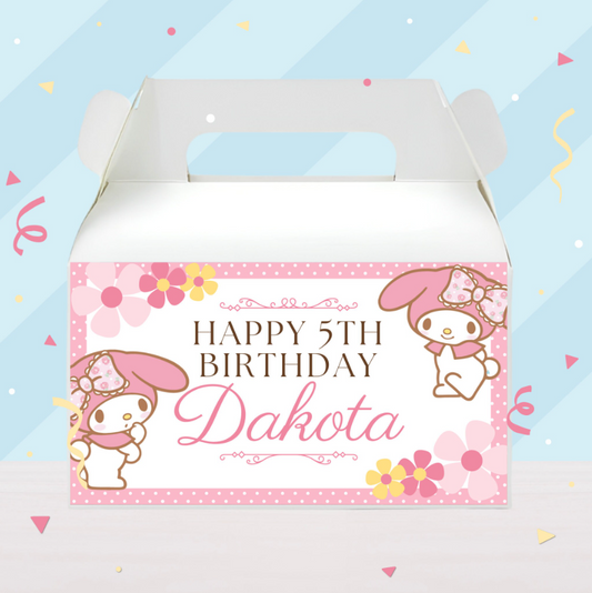 My Melody Birthday Party Gable Box