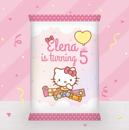 Hello Kitty Birthday Party Favor Chip Bag