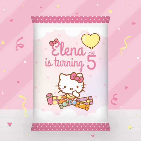 Hello Kitty Birthday Party Favor Chip Bag