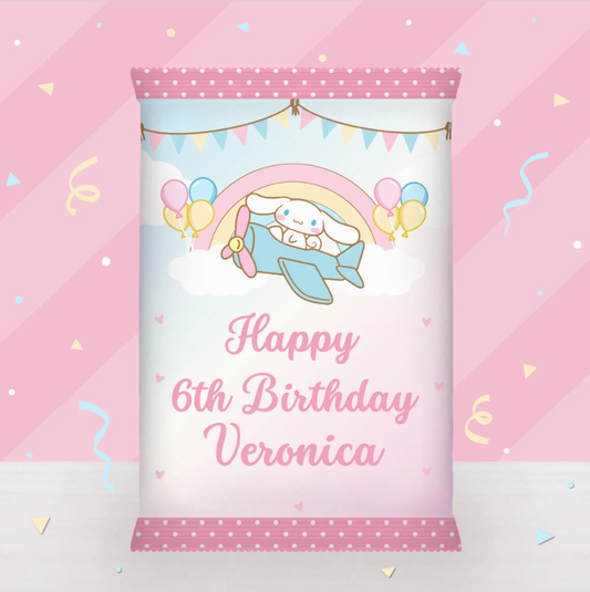 Cinnamoroll Birthday Party Favor Chip Bag