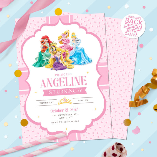 Princess Birthday Party Invitation